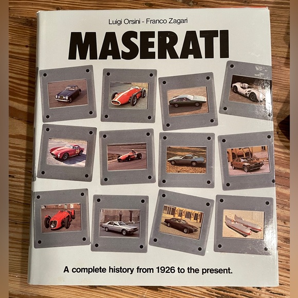 Maserati: A Complete History From 1926 To The Present: 
BOOK & Maserati Blue Cap - Picture 4 of 6
